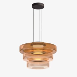Modern pendant light GlanzStil – glass for elegant rooms