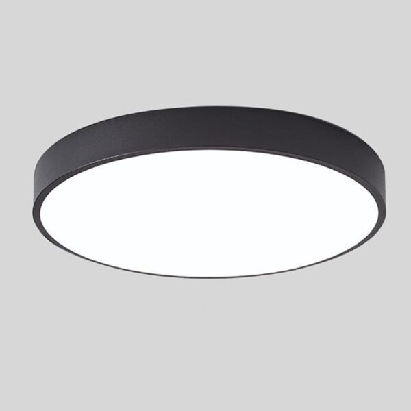 Nordic Macaron Round Ceiling Lamp Wood LED Ø30 cm - Image 11