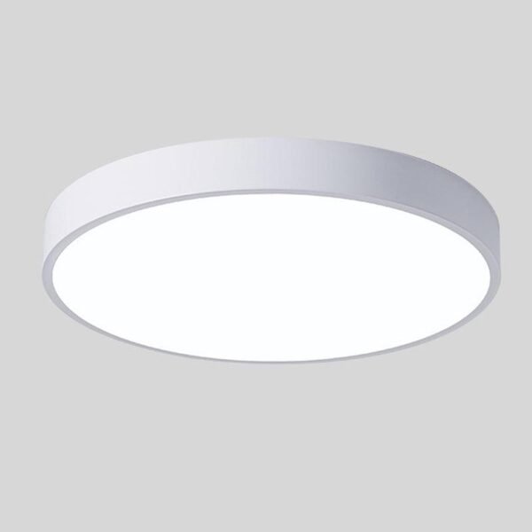 Nordic Macaron Round Ceiling Lamp Wood LED Ø30 cm - Image 12