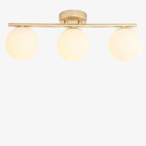 LumiLux – Elegant LED ceiling light 30 cm white ball