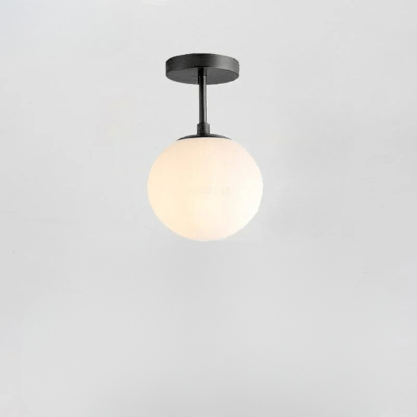 LumiLux – Elegant LED ceiling light 30 cm white ball - Image 8