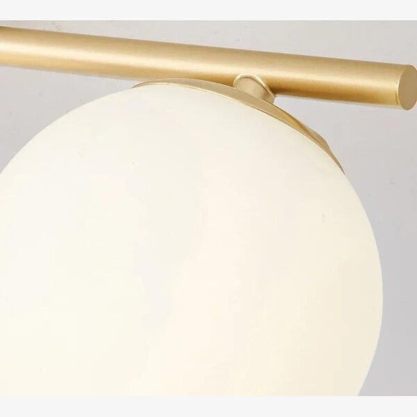 LumiLux – Elegant LED ceiling light 30 cm white ball - Image 7