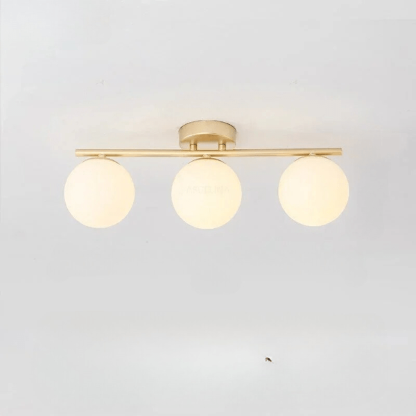 LumiLux – Elegant LED ceiling light 30 cm white ball - Image 11