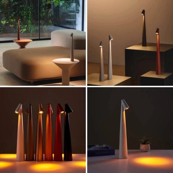 Dimmable – Luminous Wireless LED Table Lamp Modern Design - Image 10