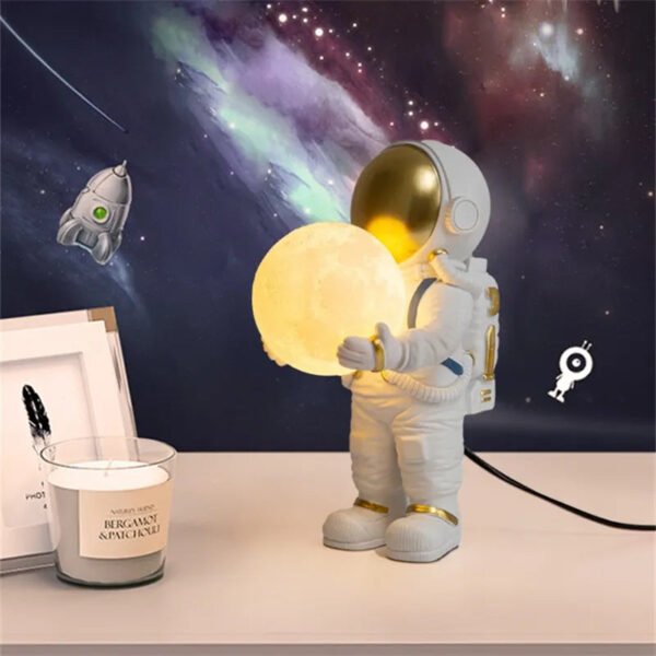 Astronova – Modern LED table lamp in astronaut design - Image 3