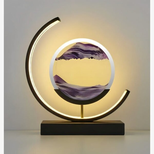 CalmaGlow LED table lamp – modern design with calming light - Image 5