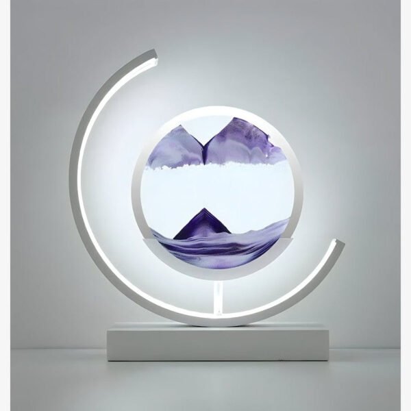 CalmaGlow LED table lamp – modern design with calming light - Image 7