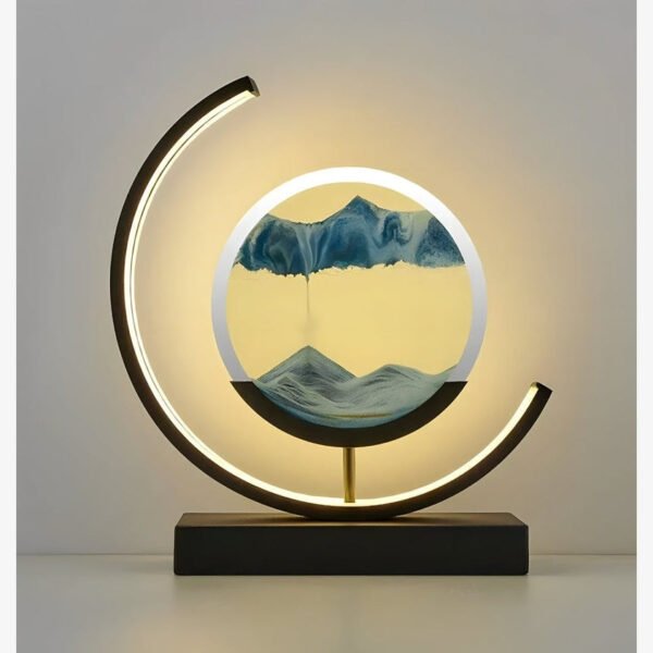 CalmaGlow LED table lamp – modern design with calming light - Image 4