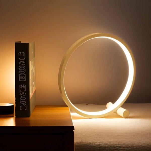 Dimmable LED design modern – LumaHalo table lamp - Image 6