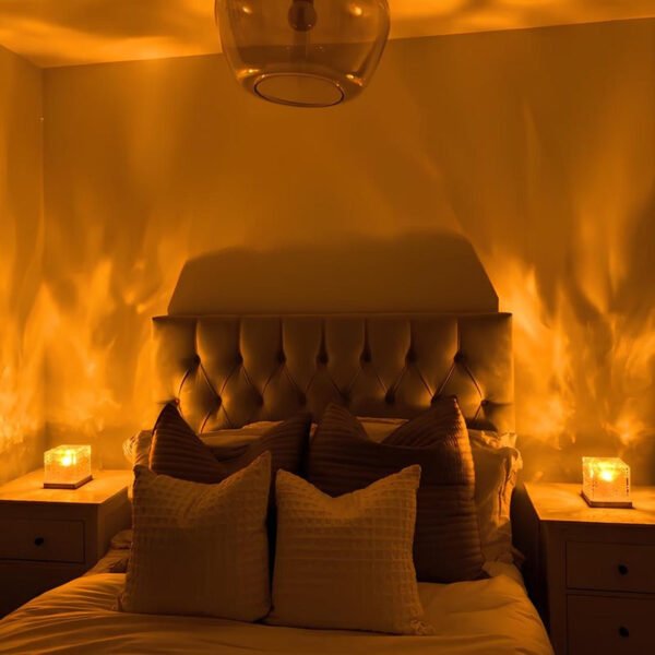 Lumos – Elegant wall lamp with color change and wooden base - Image 7