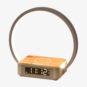 SmartGlow – LED lamp with alarm clock and Qi charging station