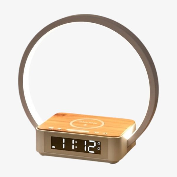 SmartGlow – LED lamp with alarm clock and Qi charging station