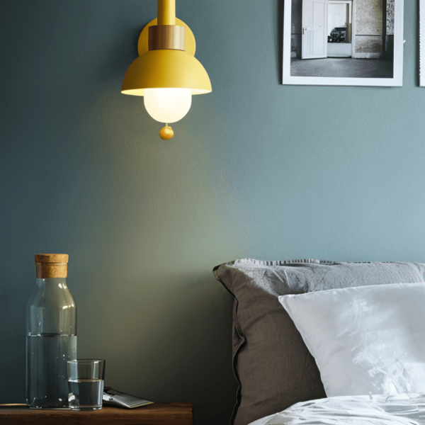 Elegant wooden wall light with pull switch – LichtWelt Modern - Image 7