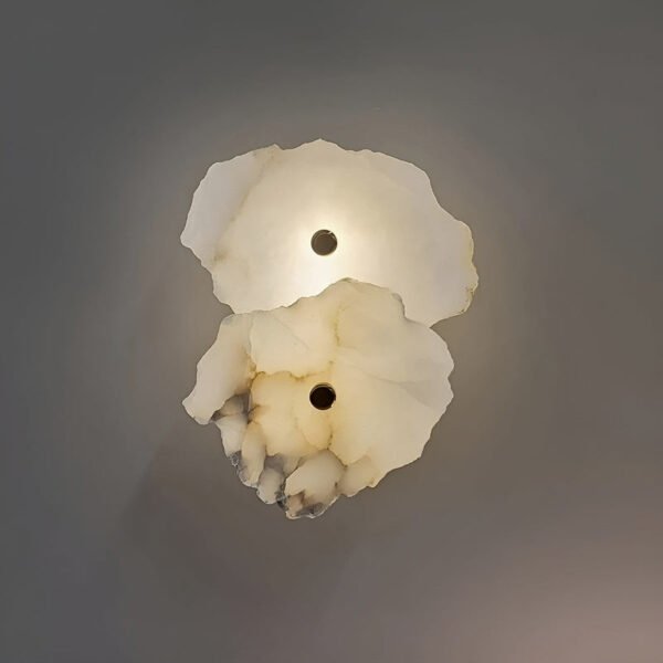 MarbleGleam LED marble wall lamp for elegant lighting - Image 3