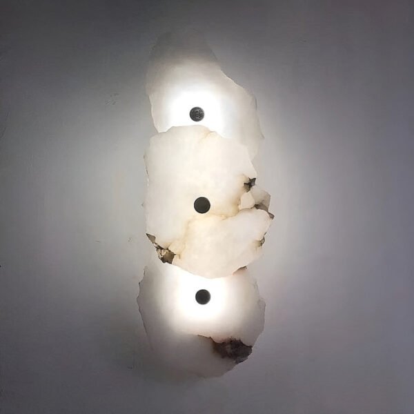 MarbleGleam LED marble wall lamp for elegant lighting - Image 4