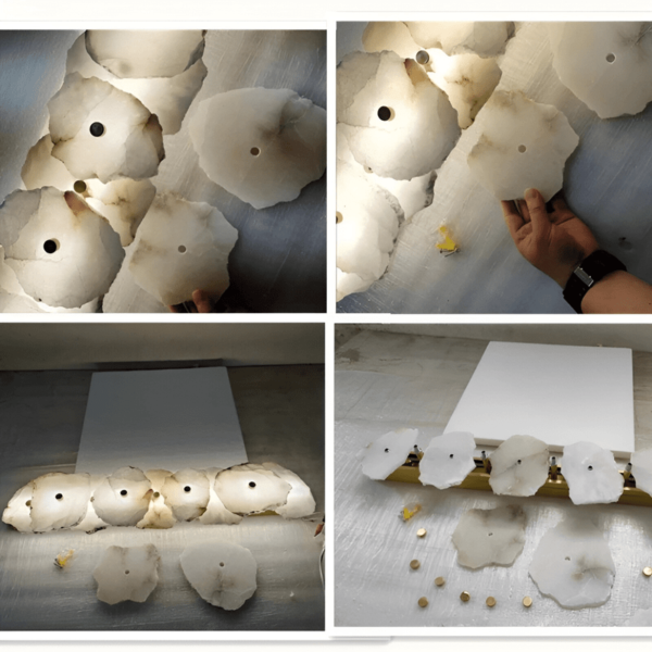 MarbleGleam LED marble wall lamp for elegant lighting - Image 8