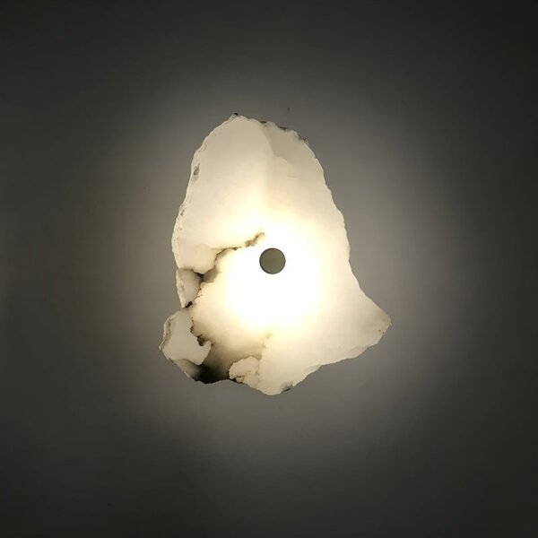 MarbleGleam LED marble wall lamp for elegant lighting - Image 2