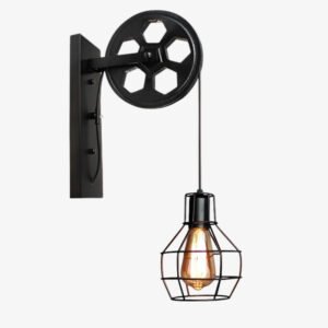 Industrial Vintage LED Wall Lamp GlanzHell – Stylish Design