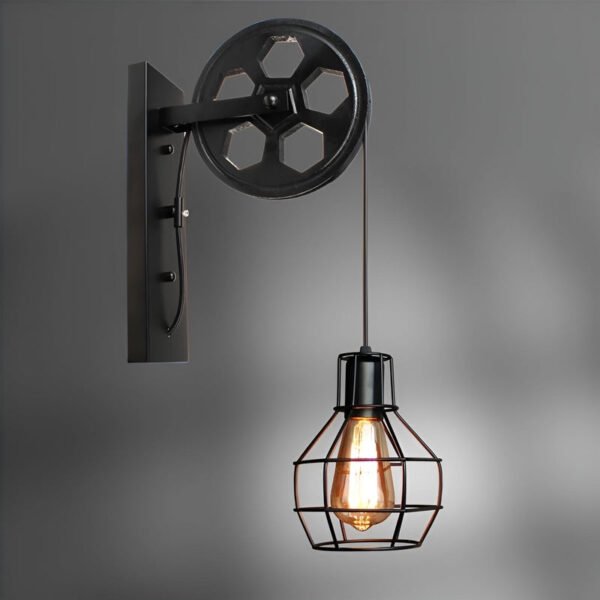 Industrial Vintage LED Wall Lamp GlanzHell – Stylish Design - Image 2