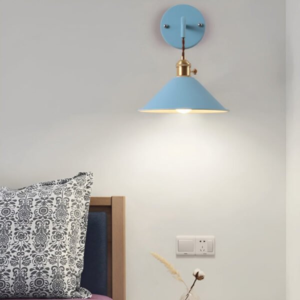VintageStyle – Conical metal wall lamp for the living room - Image 9