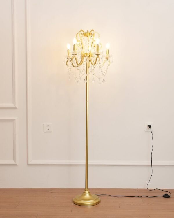 Brilliant crystal floor lamp 53cm for elegant living - Image 7