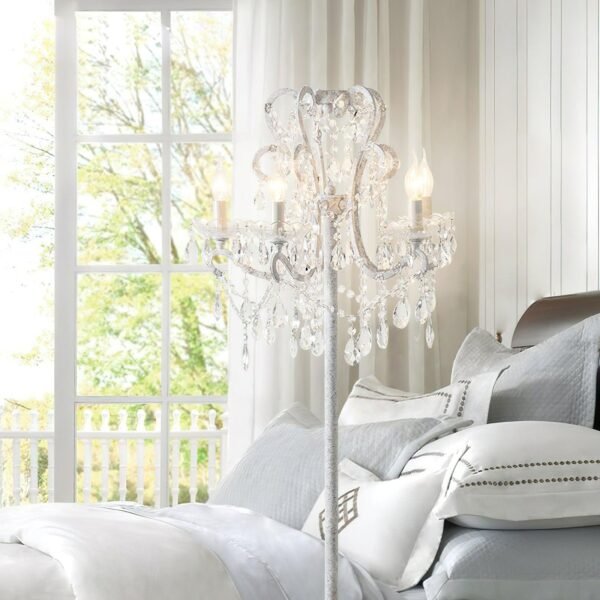 Brilliant crystal floor lamp 53cm for elegant living - Image 5