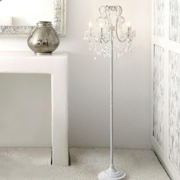 Brilliant crystal floor lamp 53cm for elegant living - Image 2