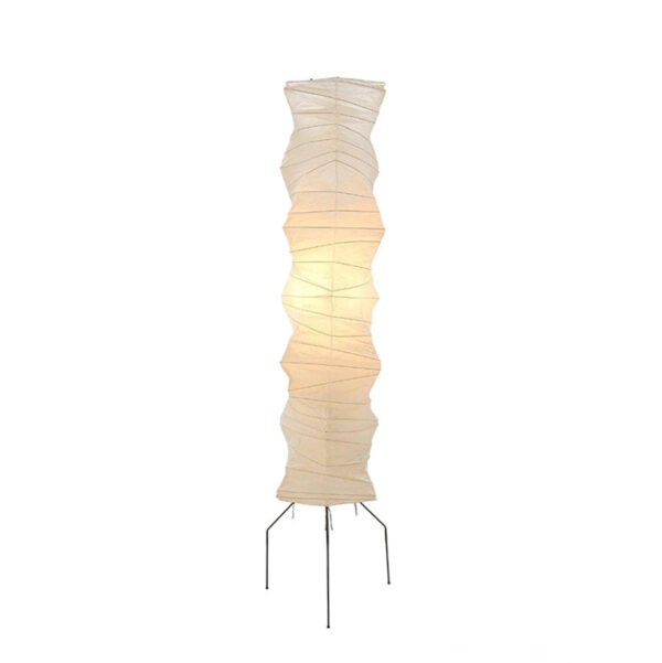 Magic light – Akari UF4-33N floor lamp made of paper and metal - Image 25