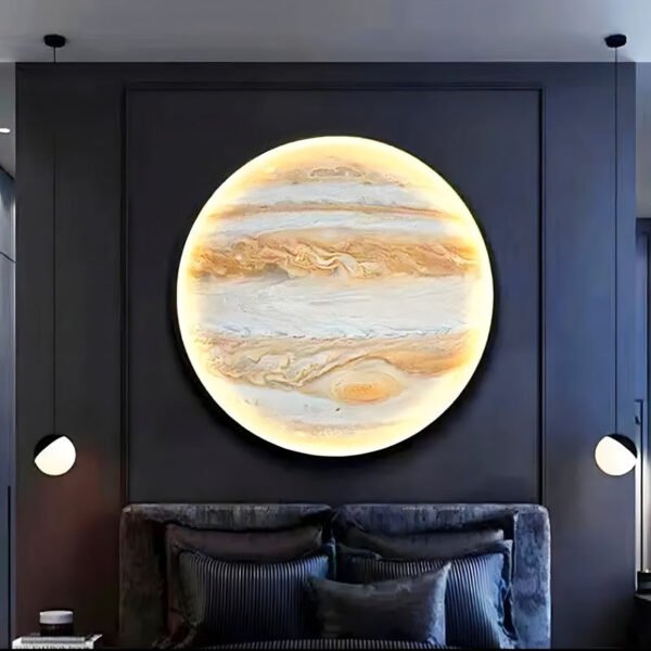 Aurum – LED Circle Galaxy wall light with 9 planet designs - Image 4